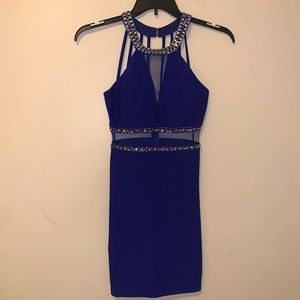TLC Say Yes to the Dress Royal Blue Dress with gemstones